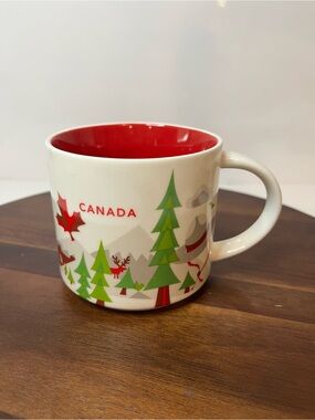 Starbucks Canada “You Are Here” Mug Red Interior City Series 2012